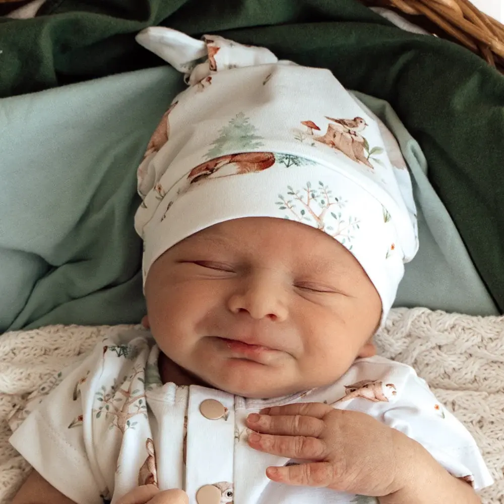 Snuggle Hunny Kids Snuggle Hunny Woodland Tales Organic Knotted Beanie