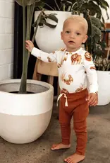 Snuggle Hunny Kids Snuggle Hunny Lion Long Sleeve Organic Bodysuit - 6-12 Months (0)