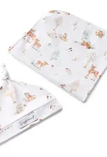 Snuggle Hunny Kids Snuggle Hunny Woodland Tales Organic Jersey Wrap & Beanie Set