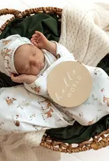 Snuggle Hunny Kids Snuggle Hunny Woodland Tales Organic Jersey Wrap & Beanie Set