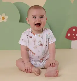 Snuggle Hunny Kids Snuggle Hunny Woodland Tales Short Sleeve Organic Bodysuit - 6-12 Months (0)