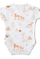 Snuggle Hunny Kids Snuggle Hunny Woodland Tales Short Sleeve Organic Bodysuit - 3-6 Months (00)