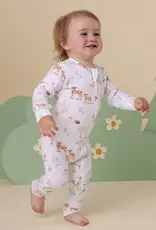 Snuggle Hunny Kids Snuggle Hunny Woodland Tales Organic Snugglesuit Convertible Romper - Size 1