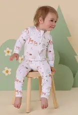 Snuggle Hunny Kids Snuggle Hunny Woodland Tales Organic Snugglesuit Convertible Romper - Size 1