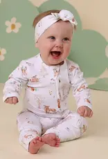 Snuggle Hunny Kids Snuggle Hunny Woodland Tales Organic Snugglesuit Convertible Romper - 6-12 Months (0)