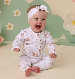 Snuggle Hunny Kids Snuggle Hunny Woodland Tales Organic Snugglesuit Convertible Romper - 6-12 Months (0)