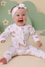 Snuggle Hunny Kids Snuggle Hunny Woodland Tales Organic Snugglesuit Convertible Romper - 6-12 Months (0)