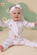 Snuggle Hunny Kids Snuggle Hunny Woodland Tales Organic Snugglesuit Convertible Romper - 6-12 Months (0)