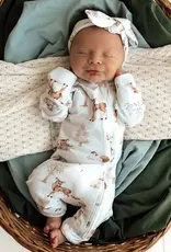 Snuggle Hunny Kids Snuggle Hunny Woodland Tales Organic Snugglesuit Convertible Romper - 0-3 Months (000)