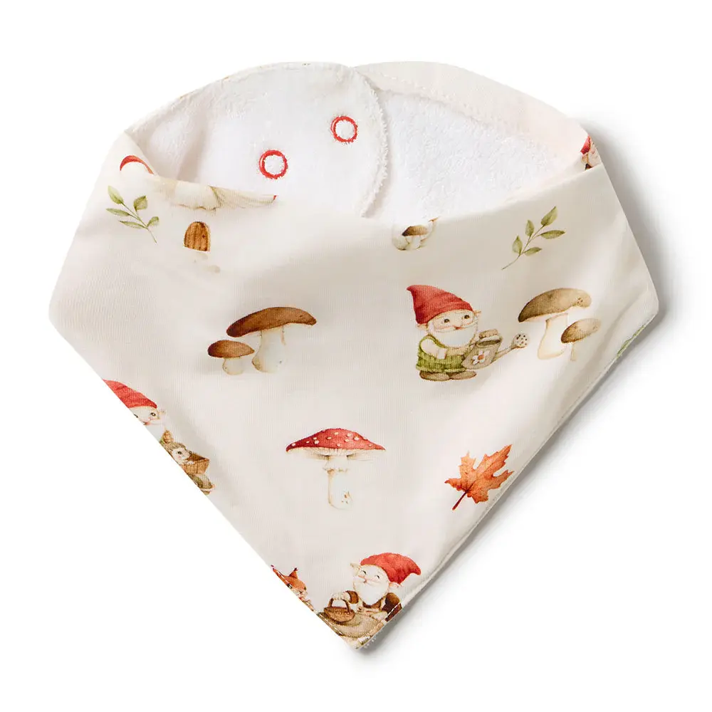 Snuggle Hunny Kids Snuggle Hunny Gnomes Organic Dribble Bib