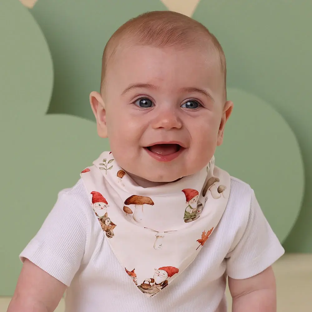 Snuggle Hunny Kids Snuggle Hunny Gnomes Organic Dribble Bib