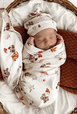 Snuggle Hunny Kids Snuggle Hunny Gnomes Organic Jersey Wrap & Beanie Set