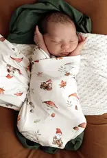 Snuggle Hunny Kids Snuggle Hunny Gnomes Organic Jersey Wrap & Beanie Set