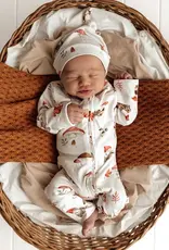 Snuggle Hunny Kids Snuggle Hunny Gnomes Organic Snugglesuit Convertible Romper - Newborn (0000)