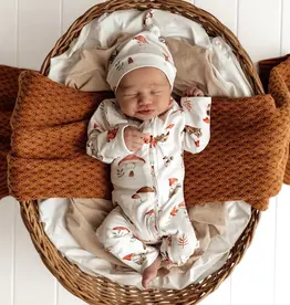 Snuggle Hunny Kids Snuggle Hunny Gnomes Organic Snugglesuit Convertible Romper - Newborn (0000)