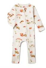 Snuggle Hunny Kids Snuggle Hunny Gnomes Organic Snugglesuit Convertible Romper - 6-12 Months (0)