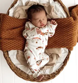 Snuggle Hunny Kids Snuggle Hunny Gnomes Organic Snugglesuit Convertible Romper - 3-6 Months (00)