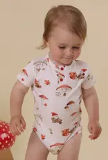 Snuggle Hunny Kids Snuggle Hunny Gnomes Short Sleeve Organic Bodysuit - Size 1