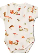 Snuggle Hunny Kids Snuggle Hunny Gnomes Short Sleeve Organic Bodysuit - 6-12 Months (0)