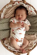 Snuggle Hunny Kids Snuggle Hunny Gnomes Short Sleeve Organic Bodysuit - 3-6 Months (00)