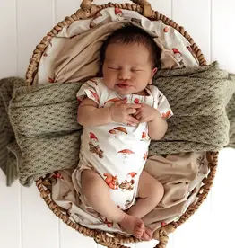 Snuggle Hunny Kids Snuggle Hunny Gnomes Short Sleeve Organic Bodysuit - 3-6 Months (00)