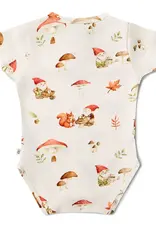 Snuggle Hunny Kids Snuggle Hunny Gnomes Short Sleeve Organic Bodysuit - Newborn (0000)