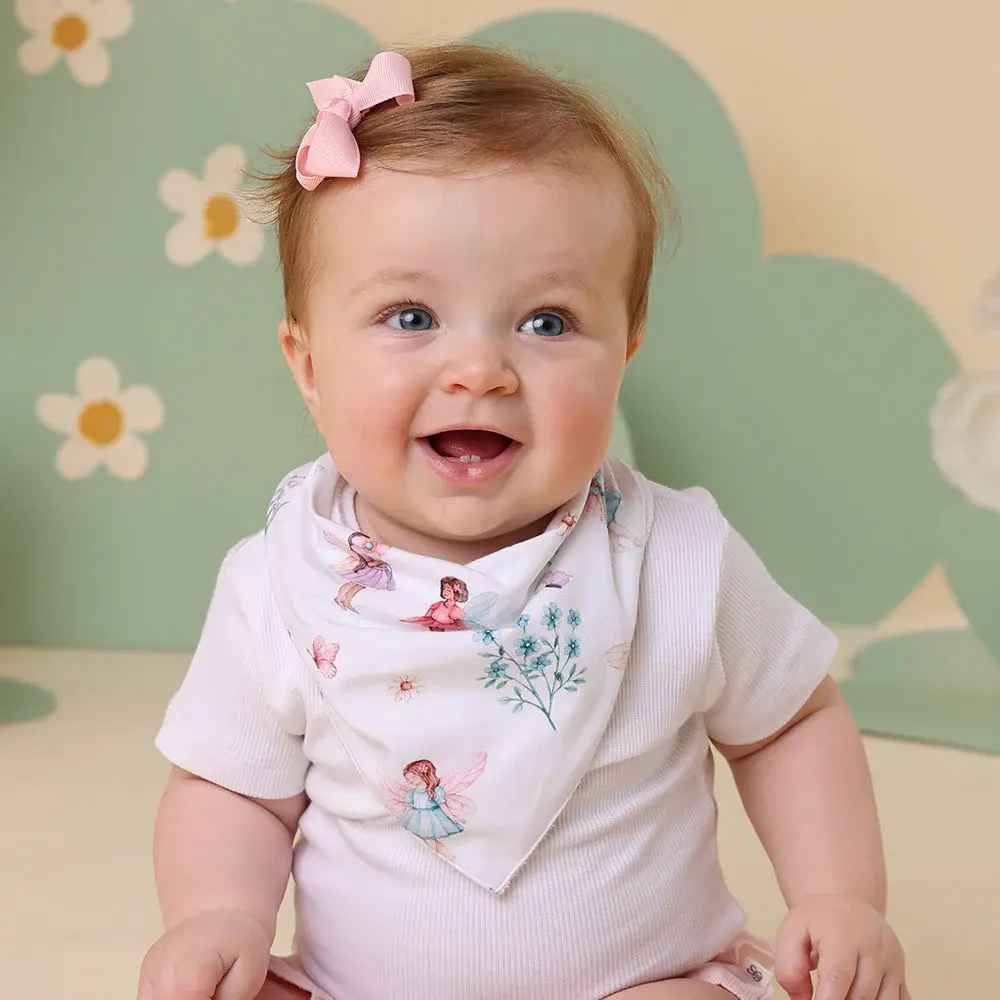 Snuggle Hunny Kids Snuggle Hunny Fairy Garden Organic Dribble Bib