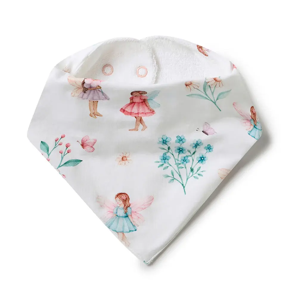 Snuggle Hunny Kids Snuggle Hunny Fairy Garden Organic Dribble Bib