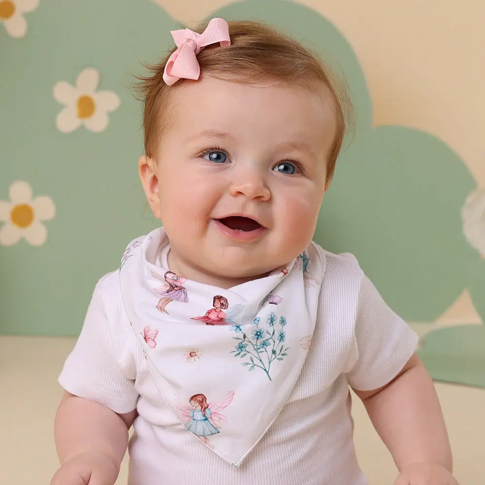 Snuggle Hunny Kids Snuggle Hunny Fairy Garden Organic Dribble Bib