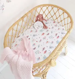 Snuggle Hunny Kids Snuggle Hunny Fairy Garden Organic Bassinet Sheet / Change Pad Cover