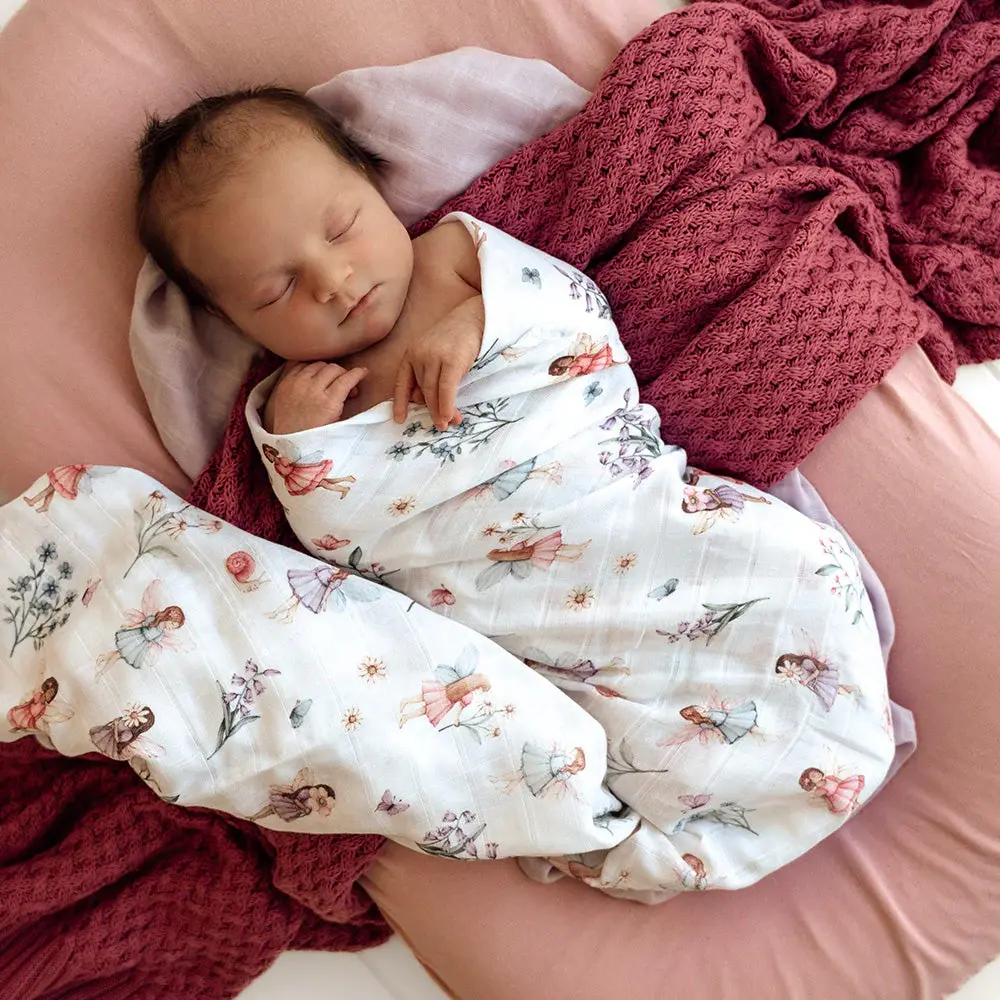 Snuggle Hunny Kids Snuggle Hunny Fairy Garden Organic Muslin Wrap