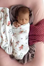 Snuggle Hunny Kids Snuggle Hunny Fairy Garden Organic Jersey Wrap & Topknot Set