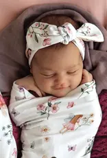 Snuggle Hunny Kids Snuggle Hunny Fairy Garden Organic Jersey Wrap & Topknot Set