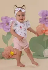 Snuggle Hunny Kids Snuggle Hunny Fairy Garden Short Sleeve Organic Bodysuit with Frill - 6-12 Months (0)