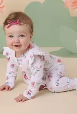 Snuggle Hunny Kids Snuggle Hunny Fairy Garden Organic Snugglesuit Convertible Romper - 6-12 Months (0)