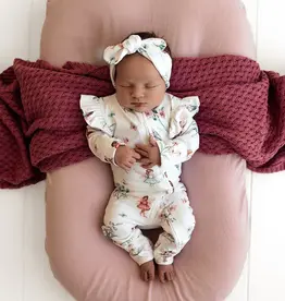 Snuggle Hunny Kids Snuggle Hunny Fairy Garden Organic Snugglesuit Convertible Romper - 3-6 Months (00)