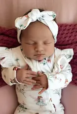 Snuggle Hunny Kids Snuggle Hunny Fairy Garden Organic Snugglesuit Convertible Romper - 0-3 Months (000)