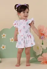 Snuggle Hunny Kids Snuggle Hunny Fairy Garden Short Sleeve Organic Dress - Size 2