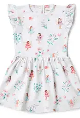 Snuggle Hunny Kids Snuggle Hunny Fairy Garden Short Sleeve Organic Dress - Size 2
