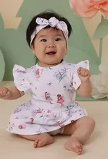 Snuggle Hunny Kids Snuggle Hunny Fairy Garden Short Sleeve Organic Dress - Size 1