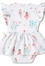 Snuggle Hunny Kids Snuggle Hunny Fairy Garden Short Sleeve Organic Dress - Size 1