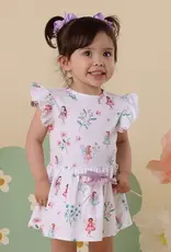 Snuggle Hunny Kids Snuggle Hunny Fairy Garden Short Sleeve Organic Dress - Size 2