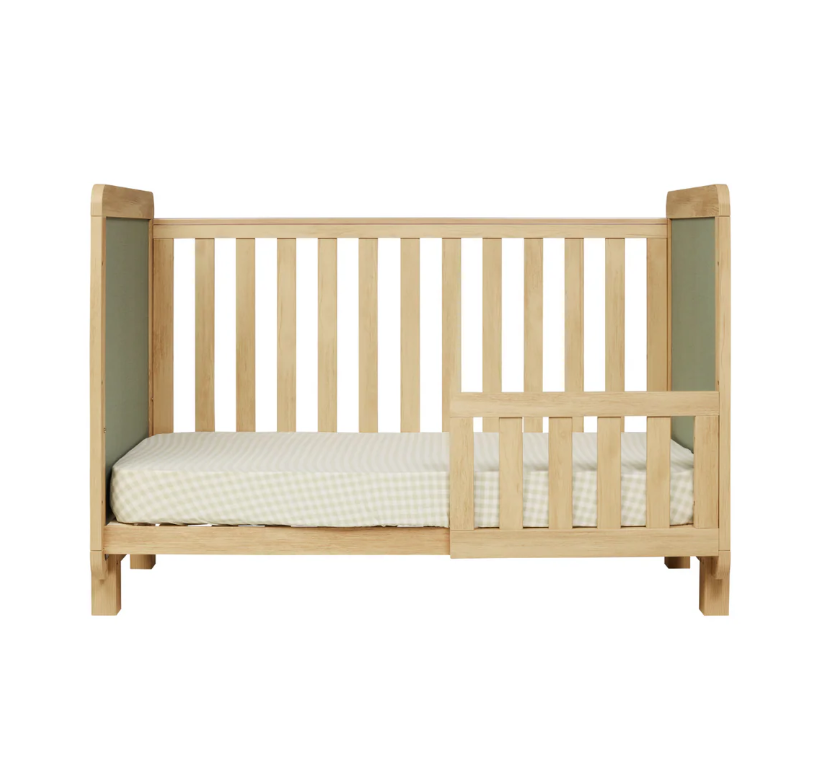 Tutti Bambini Tutti Bambini Kuba Cot in Sage Weave & Golden Oak