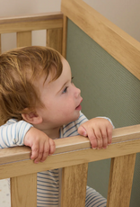 Tutti Bambini Tutti Bambini Kuba Cot in Sage Weave & Golden Oak
