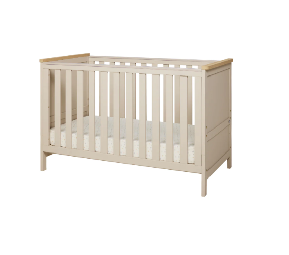 Tutti Bambini Tutti Bambini Misha Cot in Mushroom & Golden Oak