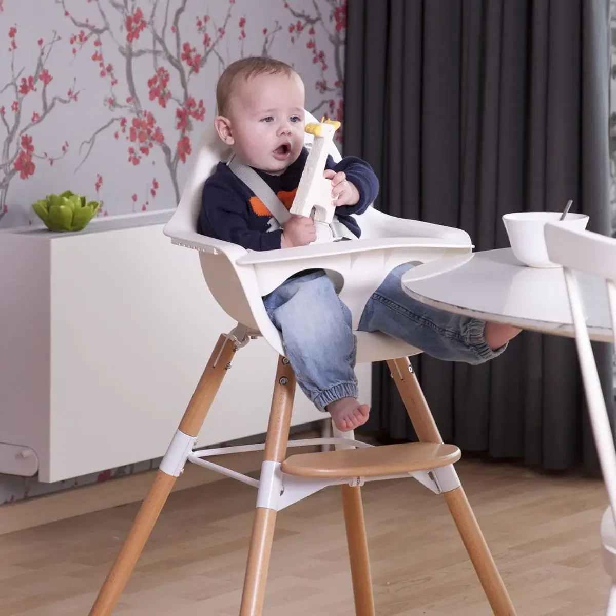 Childhome/Evolu 2 Childhome Evolu 2 Highchair 2 in 1 + Bumper
