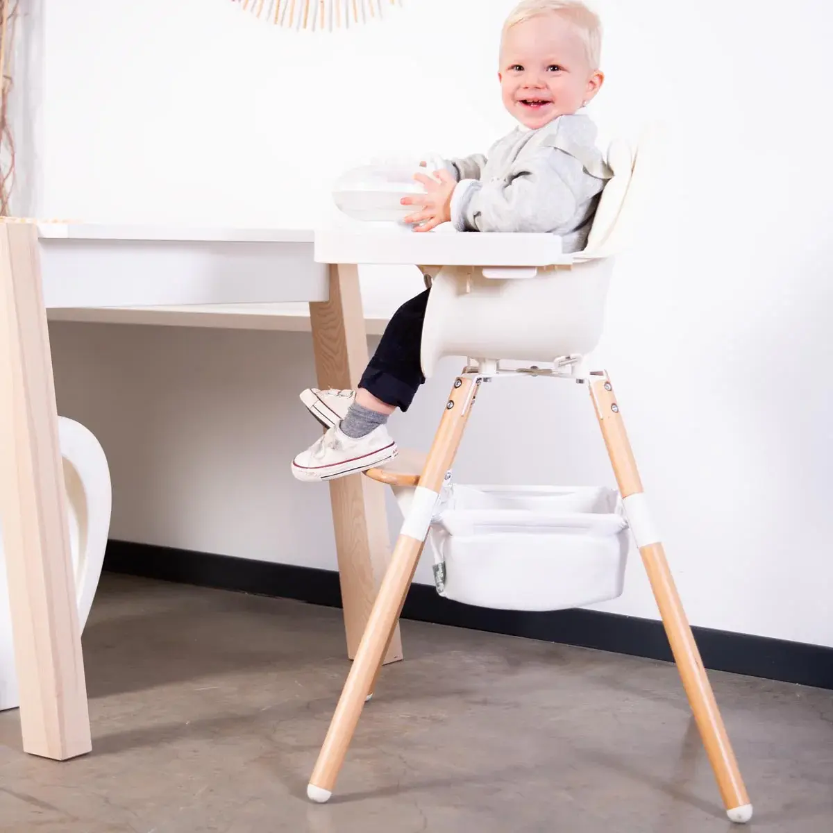 Childhome/Evolu 2 Childhome Evolu 2 Basket Mesh White