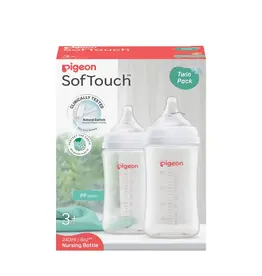 Pigeon Pigeon Softouch III Bottle PP Twin Pack 240ML