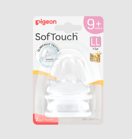 Pigeon Pigeon Softouch III Peristaltic Plus Teat LL 2pcs