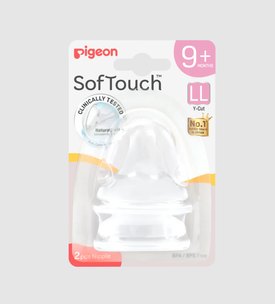 Pigeon Pigeon Softouch III Peristaltic Plus Teat LL 2pcs